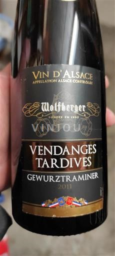 Alsace Wolfberger Vendanges Tardives 2011