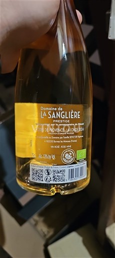 Provansa Ni doloceno Domaine La Sanglière La Londe 2021