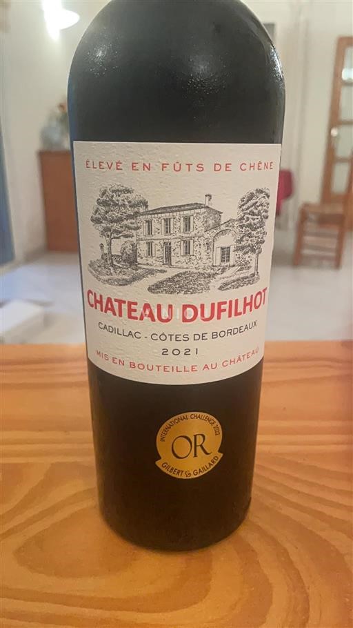 Burdeos Cadillac-Côtes-de-Burdeos Château Dufilhot 2021