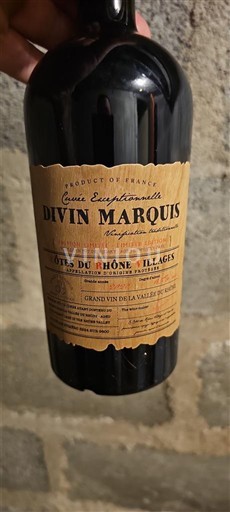 Rhônedalen Côtes-du-Rhône-Villages Divin Marquis Exceptionnelle Icke årgångsbetecknad