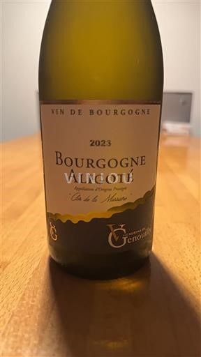 Bourgogne Bourgogne-aligoté Domaine Genouilly Clos de la Motteuse 2023