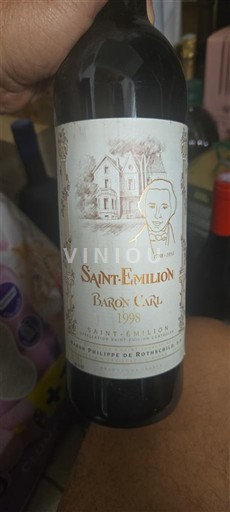 Bordeaux Saint-Émilion Baron Carl 1998