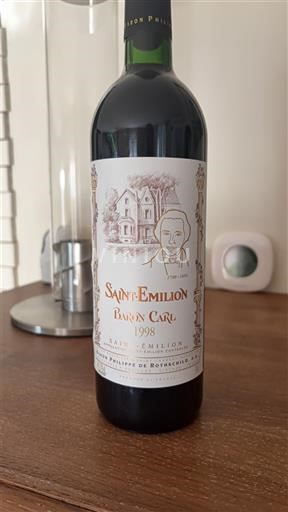 Bordeaux Saint-Émilion Baron Carl 1998