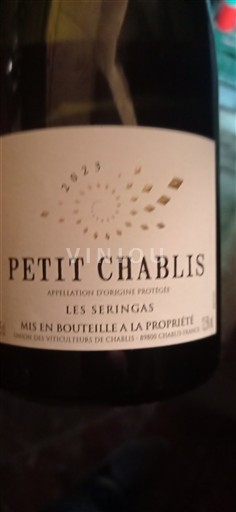 Bourgogne Petit-chablis La Chablisienne Les Seringas 2023