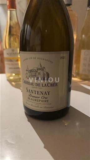 Bourgogne Santenay Premier Cru Château La Crée Premier Cru Beaurepaire 2021