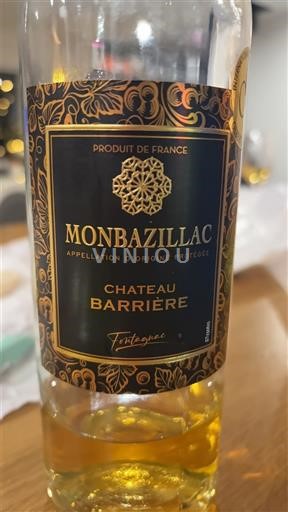 Tây Nam Monbazillac Château Barrière Không niên vụ