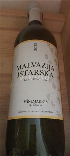 Istria Không được chỉ định Winemakers of Croatia Malvazija Istarska 2022