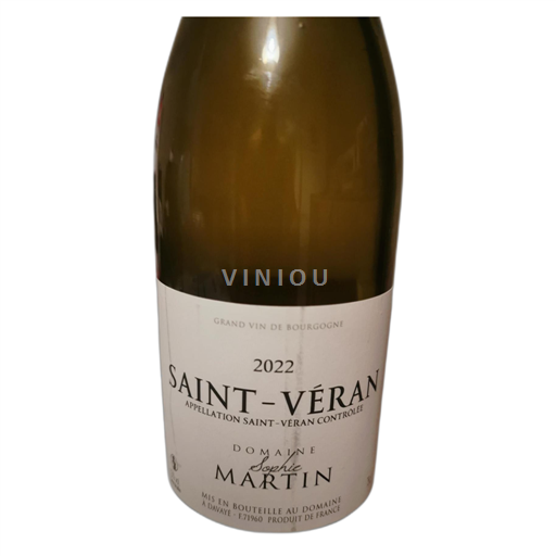 Borgogna Saint-Véran Domaine Sophie Martin 2022