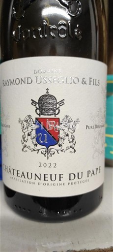 Thung lũng Rhône Châteauneuf-du-pape Domaine Raymond Usseglio & Fils Pure Roussanne 2022