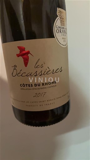 Thung lũng Rhône Côtes-du-rhône Les Caves Saint-Anaïn Les Bécassières 2017