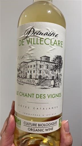 Languedoc and Roussillon Côtes Catalanes Domaine Villeclare Le Chant des Vignes 2023