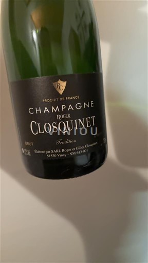 Champagne Sâm-panh Roger Closquinet Tradition Không niên vụ