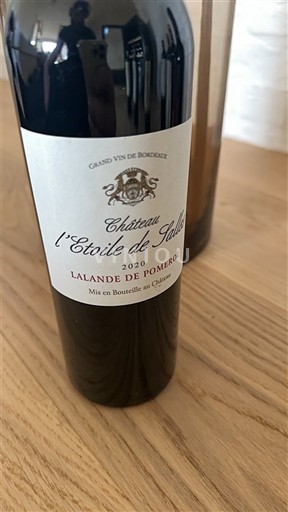 Bordeaux Lalande-de-Pomerol Château l'Étoile de Salles 2020