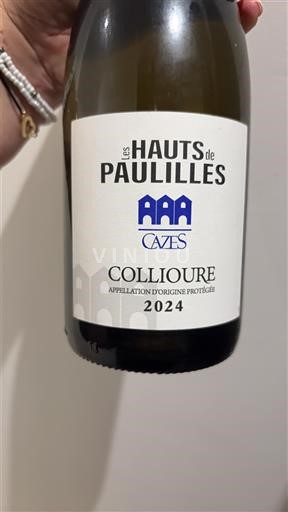 Roussillon Collioure Domaine Cazes Les Hauts de Paulilles 2024