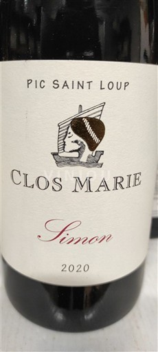 Languedoc Pic-saint-loup Clos Marie Simon 2020