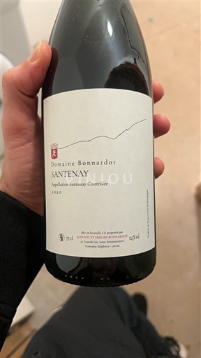 Bourgogne Santenay Domaine Bonnardot 2020
