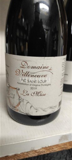 Languedoque Pic-saint-loup Domaine Villeneuve La Muse 2019