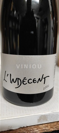 Vin Rouge sec L'Indécent La Sorga 2022 France Languedoc Corbières-boutenac AOC bio