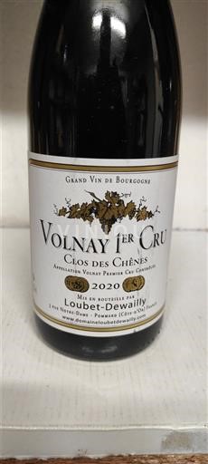 Burgundi Volnay Premier Cru Loubet-Dewailly Clos des Chênes 2020