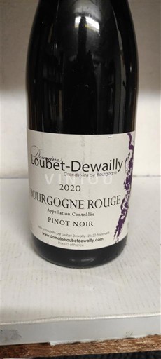 Borgoña Domaine Loubet-Dewailly 2020