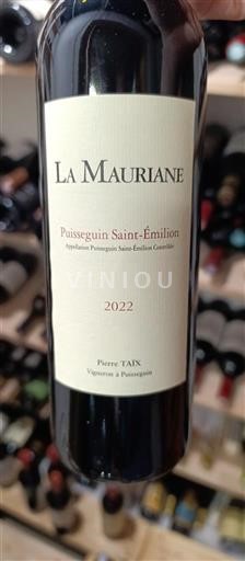 Burdeos Puisseguin-saint-émilion La Mauriane 2022