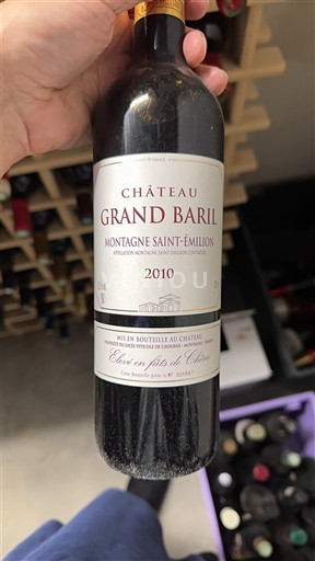 Bordeaux Montagne-saint-émilion Château Grand Baril 2010