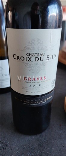 Burdeos Graves Château Croix du Sud 2018