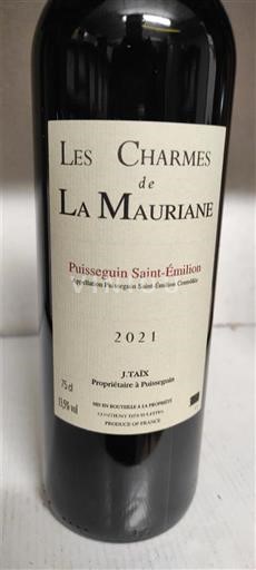 Bordeaux Puisseguin-saint-émilion La Mauriane Les Charmes de La Mauriane 2021