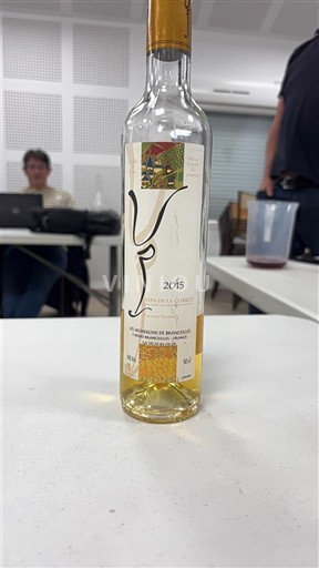 Burdeos Sauternes Yvon Mau Vin de paille Corrèze 2015