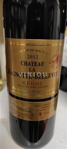 Bordeaux Médoc Château La Magnotte-Bellevue 2012