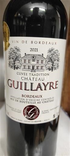 Bordeaux Château Guillayre Tradition 2021