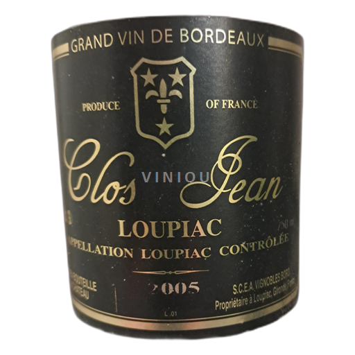 Bordeaux Loupiac Clos Jean 2005