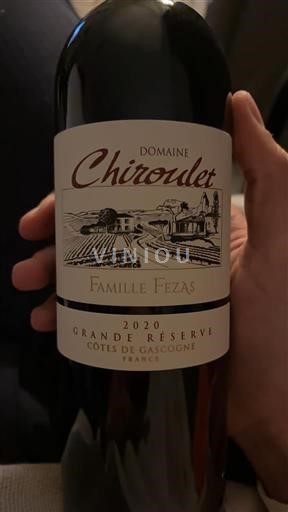 Sydvestfrankrig Côtes de Gascogne Domaine Chiroulet Grande Réserve 2020