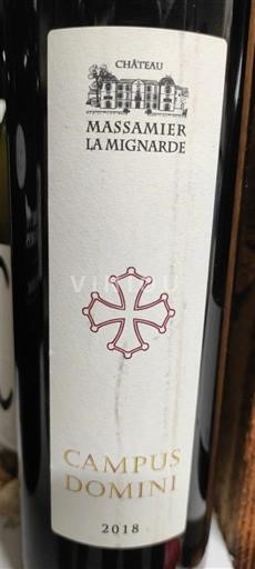 Languedoc Minervois Château Massamier La Mignarde Campus Domini 2018