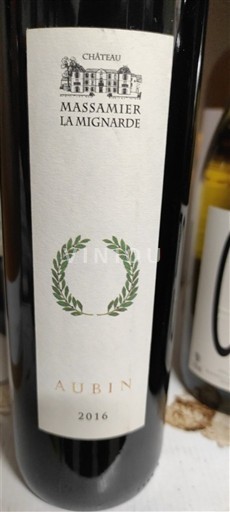 Languedoc Minervois Château Massamier La Mignarde Aubin 2016