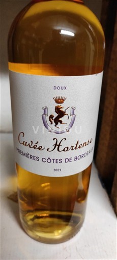 Bordeaux Những sườn đầu tiên của Bordeaux Cuvée Hortense 2021