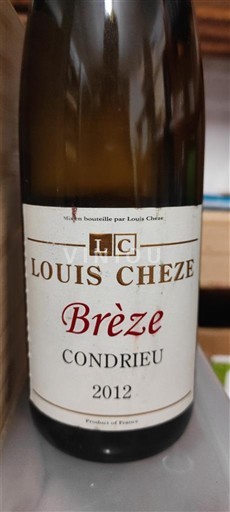 Vallée du Rhône Condrieu Louis Cheze Brèze 2012