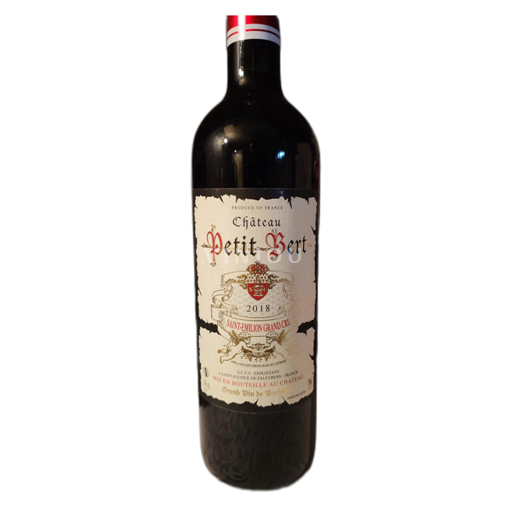 Burdeos Saint-Émilion Gran Cru Château Petit Bert 2018