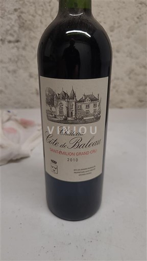 Bordeaux Saint-Émilion Grand Cru Grand Cru Château Côte de Baleau 2010