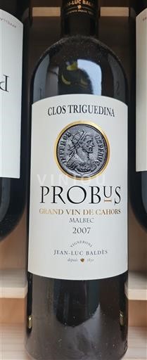 Tây Nam Cahors Clos Triguedina Probus 2007