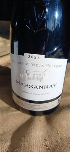 Borgogna Marsannay Domaine Vieux Collège 2023