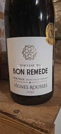 Vale do Ródano Ventoux Domaine Bon Remède Vignes Rousses 2022