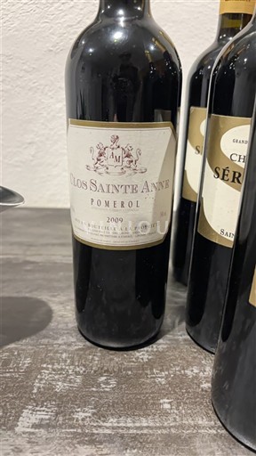 Bordeaux Pomerol Clos Sainte Anne 2009