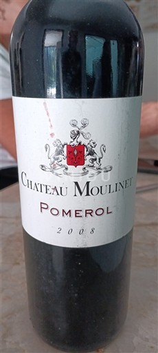 Bordeaux Pomerol Château Moulinet 2008