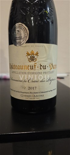 Valle del Rodano Châteauneuf-du-Pape Gabriel Meffre Domaine la Crau des Papés 2017