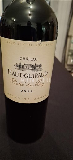 Burdeos Côtes-de-bourg Château Haut-Guiraud Perle du Roy 2022
