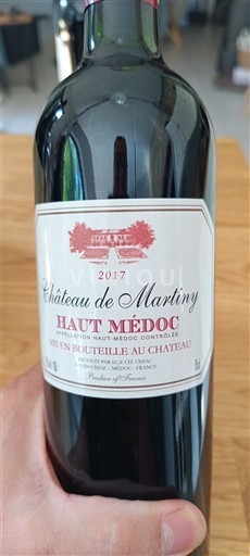 Bordeaux Haut-Médoc Château Martiny 2017