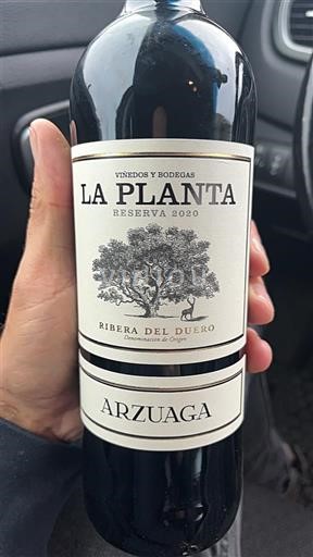 Castille và León Ribera del Duero Arzuaga La Planta Reserva 2020