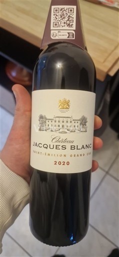 Bordeaux Saint-Émilion Grand Cru Grand Cru Château Jacques Blanc 2020