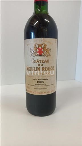 Bordeaux Haut-Médoc Château Moulin Rouge 1989